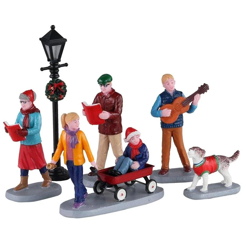 Lemax Merry Songs (Set Of 6) - Figurine Set 1 Lemax Merry Songs (Set Of 6) - Figurine Set