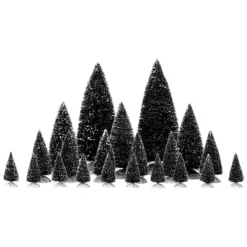 Lemax Assorted Pine Trees (Set Of 21) - Accessory