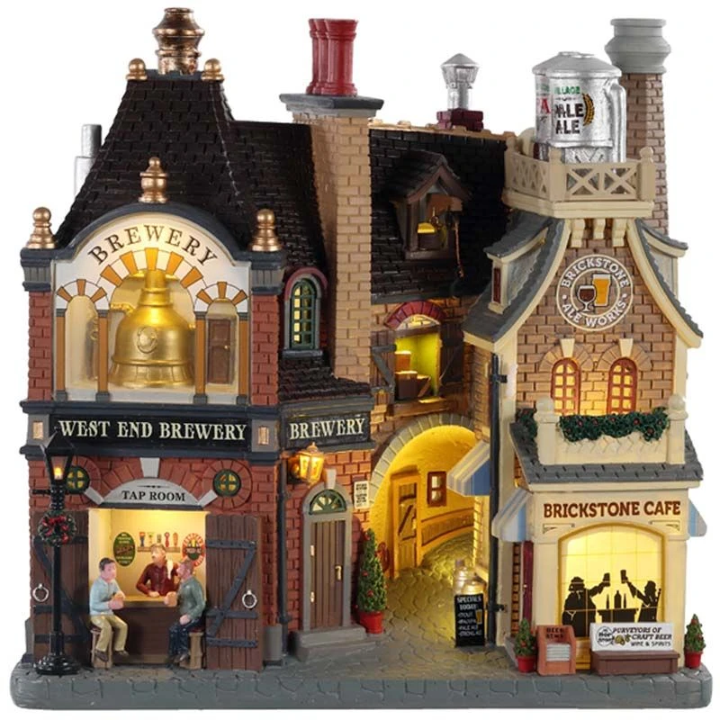 Lemax Beersmith Row - Lighted Facade 1 Lemax Beersmith Row - Lighted Facade