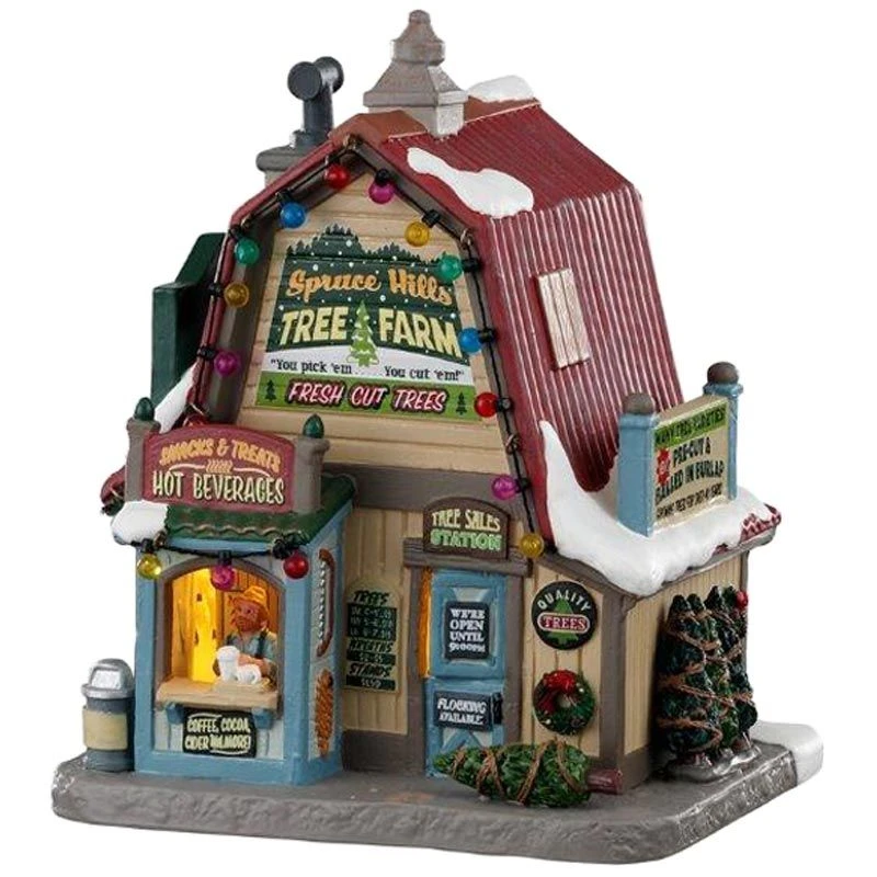 Lemax Spruce Hills Tree Farm - Lighted Building 1 Lemax Spruce Hills Tree Farm - Lighted Building