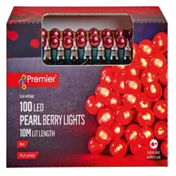 100 LED Pearl Berry Christmas Lights -DecorFlare Shop 100 ledpearl berry lights web