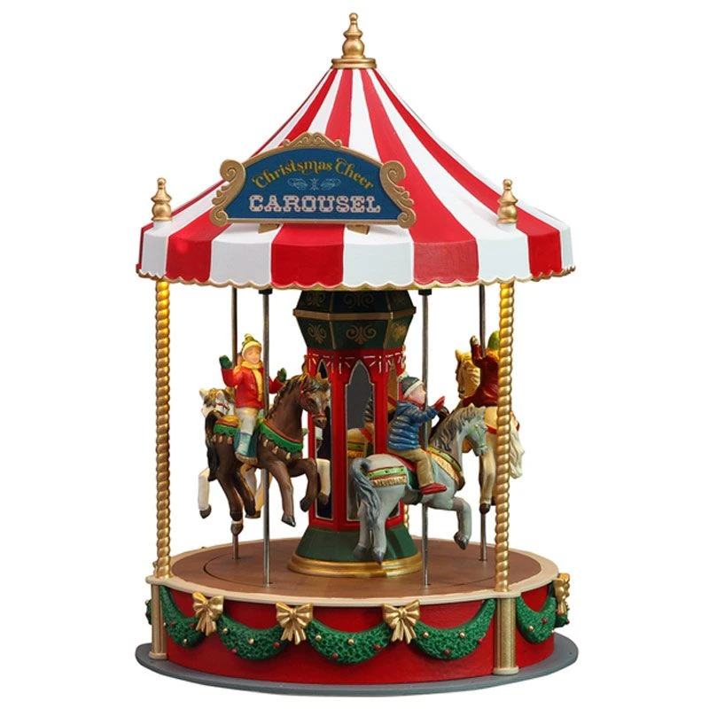 Lemax Christmas Cheer Carousel - Musical Display 1 Lemax Christmas Cheer Carousel - Musical Display
