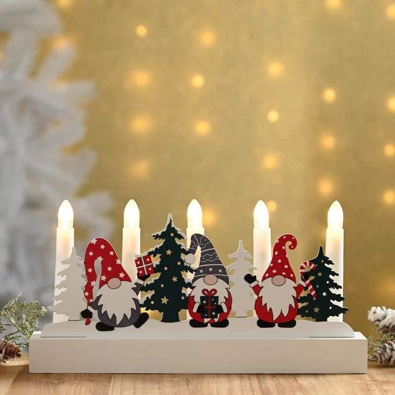 28cm Wooden Gonk Candlebridge Light 1 28cm Wooden Gonk Candlebridge Light