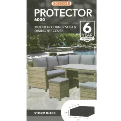Bosmere Protector 6000 - Modular Corner Sofa Dining Set Outdoor Furniture Cover