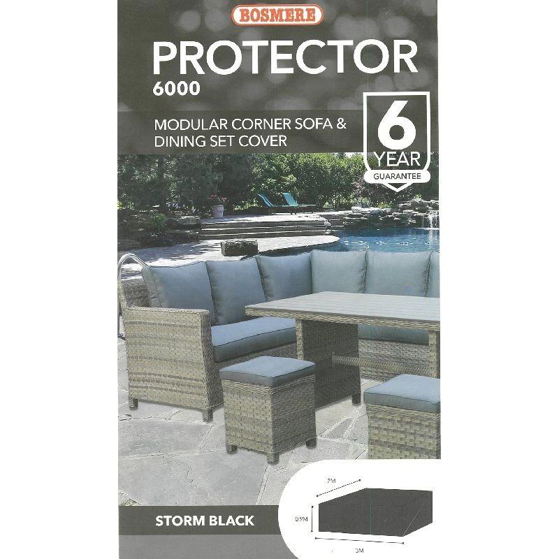 Bosmere Protector 6000 - Modular Corner Sofa Dining Set Outdoor Furniture Cover 3 Bosmere Protector 6000 - Modular Corner Sofa Dining Set Outdoor Furniture Cover - Image 3