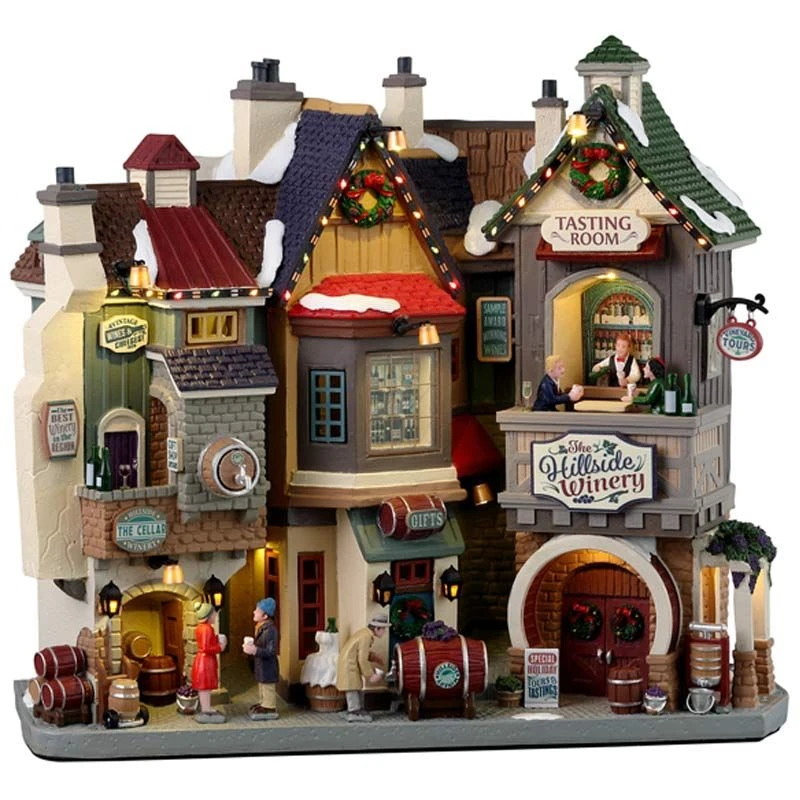 Lemax The Hillside Winery - Lighted Facade 1 Lemax The Hillside Winery - Lighted Facade