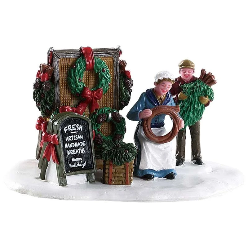 Lemax Handmade Wreaths - Table Accent 1 Lemax Handmade Wreaths - Table Accent