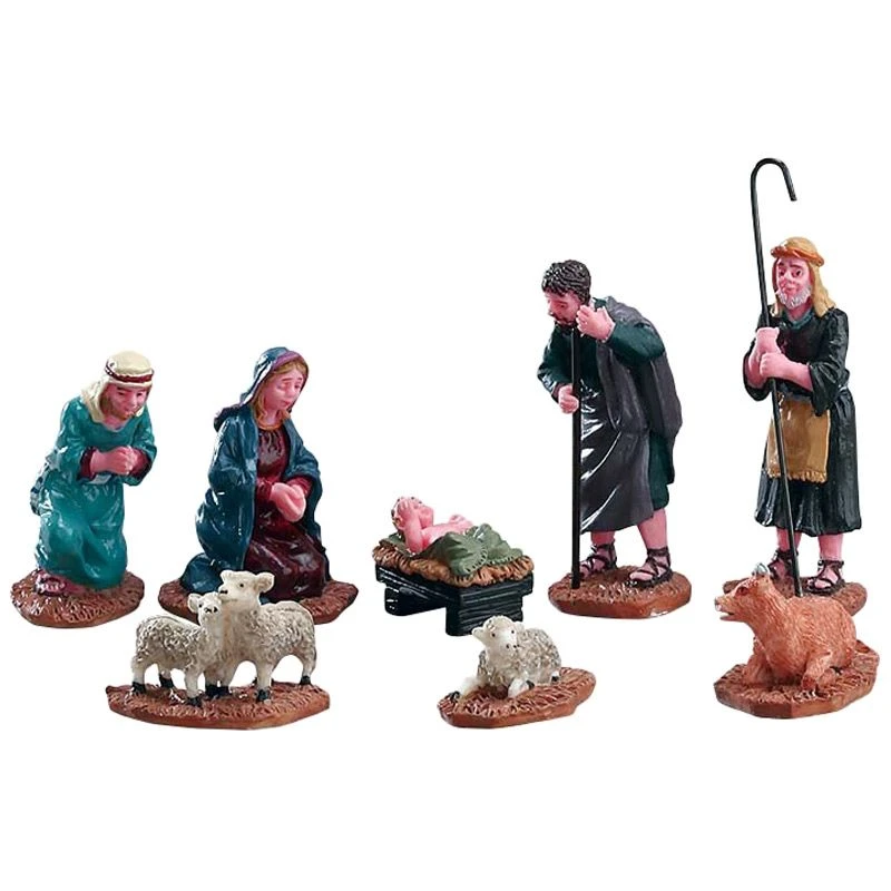 Lemax Nativity Figurines (Set Of 8) - Figurine Set 1 Lemax Nativity Figurines (Set Of 8) - Figurine Set