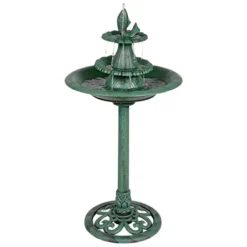 Bermuda - Solar Fish Decor Bird Bath Water Feature