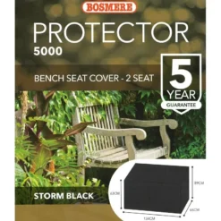 Bosmere Protector 5000 - Bench Seat Protective Outdoor Furniture Cover
