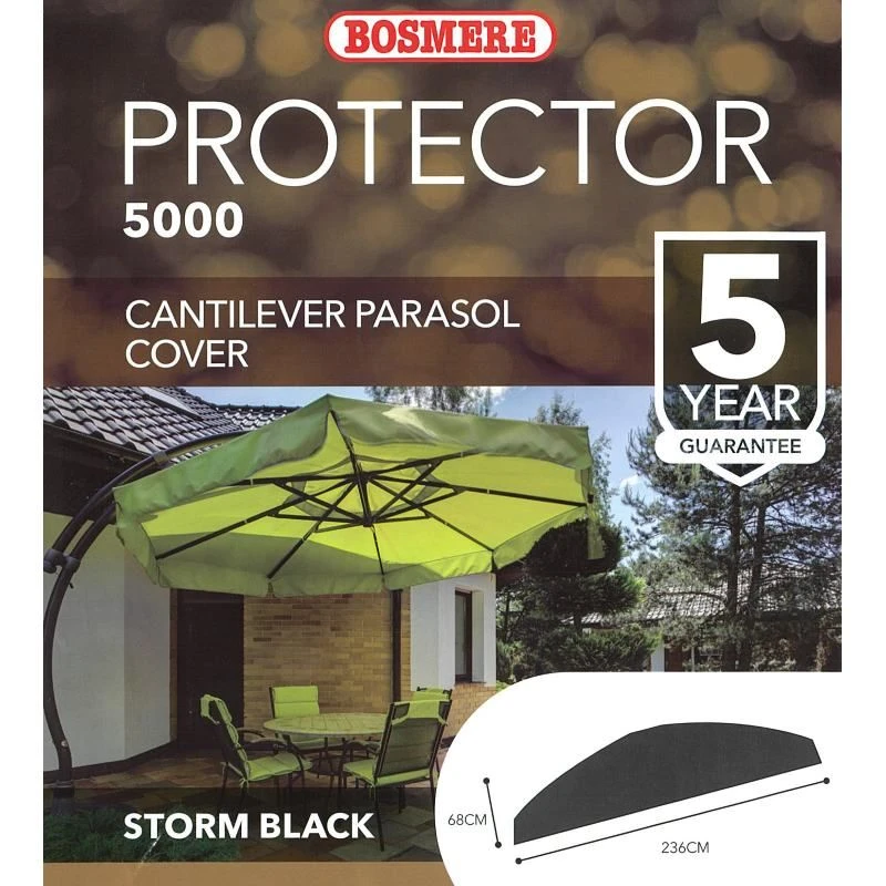Bosmere Protector 5000 - Cantilever Parasol Protective Outdoor Cover 1 Bosmere Protector 5000 - Cantilever Parasol Protective Outdoor Cover