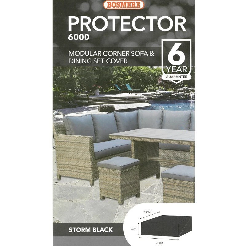 Bosmere Protector 6000 - Modular Corner Sofa Dining Set Outdoor Furniture Cover 2 Bosmere Protector 6000 - Modular Corner Sofa Dining Set Outdoor Furniture Cover - Image 2