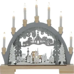 45cm Wooden Train Candlebridge Light Arch