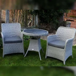 Supremo Catalan 2 Seat Garden Rattan Bistro Set