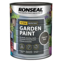 Ronseal- Garden Paint For Brick, Stone, Terracotta, Metal & Wood 22 Ronseal- Garden Paint For Brick, Stone, Terracotta, Metal & Wood -DecorFlare Shop charcoal grey web
