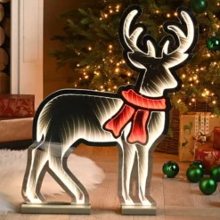 60cm Reindeer Infinity LED Display Light
