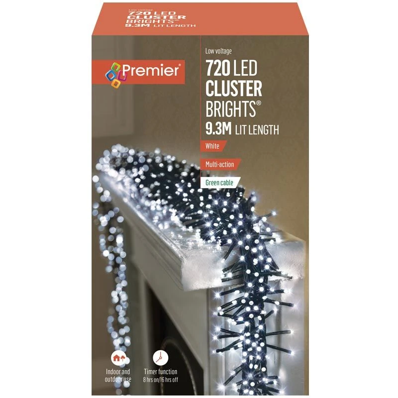 White LED Clusterbrights With Timer 2 White LED Clusterbrights With Timer - Image 2