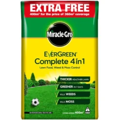 Miracle Gro EverGreen Complete 4 In 1 Lawn Food, Weed & Moss Control -DecorFlare Shop complete 4 in 1 14kg web