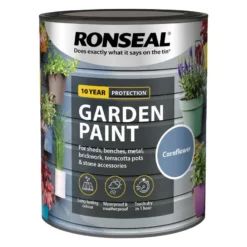 Ronseal- Garden Paint For Brick, Stone, Terracotta, Metal & Wood 24 Ronseal- Garden Paint For Brick, Stone, Terracotta, Metal & Wood -DecorFlare Shop cornflower web