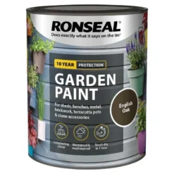 Ronseal- Garden Paint For Brick, Stone, Terracotta, Metal & Wood 27 Ronseal- Garden Paint For Brick, Stone, Terracotta, Metal & Wood -DecorFlare Shop english oak web