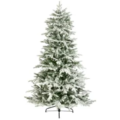 Flocked Meribel Spruce Artificial Christmas Tree