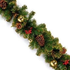 Gold Dressed Christmas Garland - 1.8m
