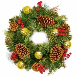 Gold Dressed Christmas Wreath