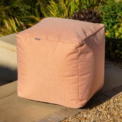 Hartman Outdoor Weatherproof Pouffe -DecorFlare Shop hartman pouffe salmon web