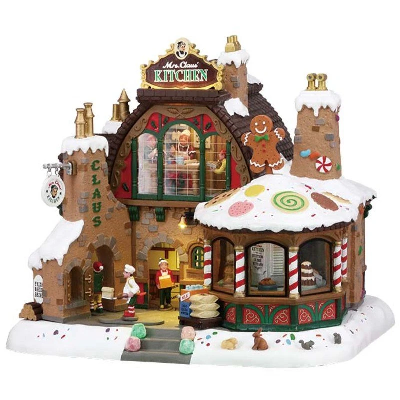 Lemax Mrs. Claus' Kitchen - Animated Building 1 Lemax Mrs. Claus' Kitchen - Animated Building