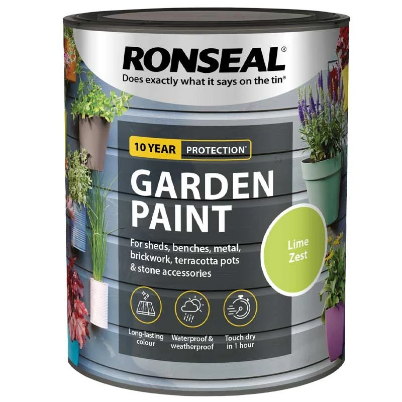 Ronseal- Garden Paint For Brick, Stone, Terracotta, Metal & Wood 10 Ronseal- Garden Paint For Brick, Stone, Terracotta, Metal & Wood - Image 10