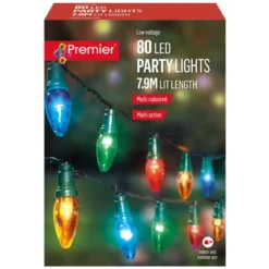 Multi Coloured LED Party String Lights