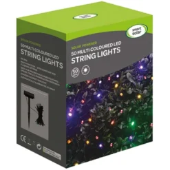 Smart Solar - Solar Powered Multi Coloured LED String Lights -DecorFlare Shop multi solar string lights web3 1