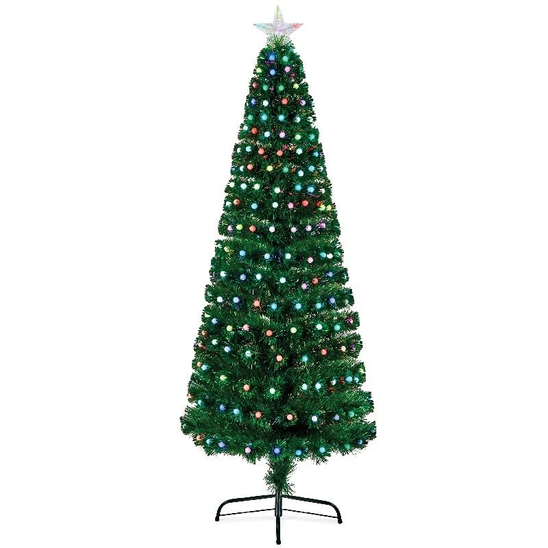 Multi Coloured LED Fibre Optic Ball Christmas Tree 2 Multi Coloured LED Fibre Optic Ball Christmas Tree - Image 2