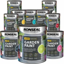Ronseal- Garden Paint For Brick, Stone, Terracotta, Metal & Wood
