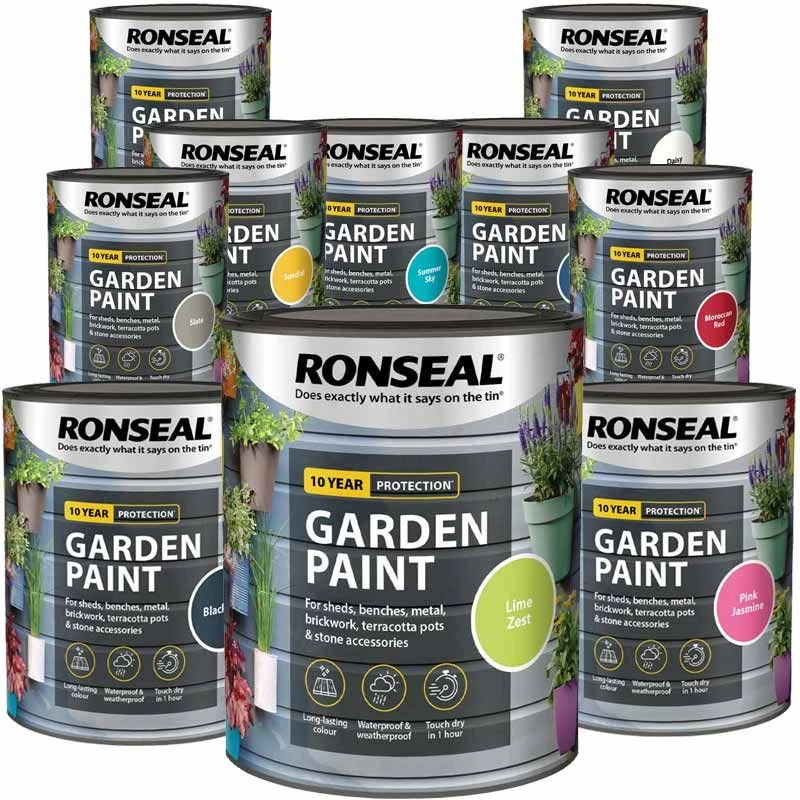 Ronseal- Garden Paint For Brick, Stone, Terracotta, Metal & Wood 1 Ronseal- Garden Paint For Brick, Stone, Terracotta, Metal & Wood