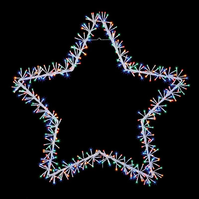 Premier White Twinkling Wall Star Christmas Light Decoration 3 Premier White Twinkling Wall Star Christmas Light Decoration - Image 3