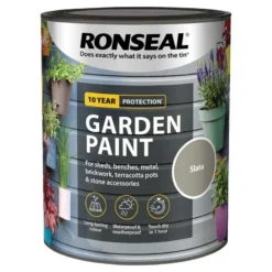 Ronseal- Garden Paint For Brick, Stone, Terracotta, Metal & Wood 35 Ronseal- Garden Paint For Brick, Stone, Terracotta, Metal & Wood -DecorFlare Shop slate web