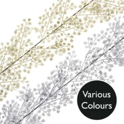 Metallic Glitter Star Garland - 1.8m