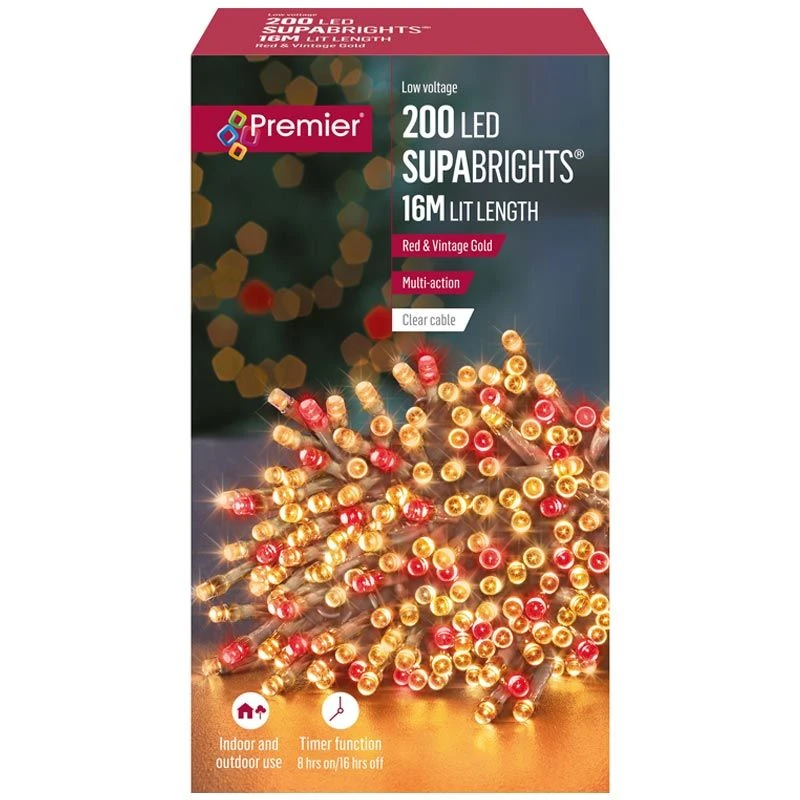 200 LED Timer Supabrights On Clear Cable 4 200 LED Timer Supabrights On Clear Cable - Image 4