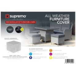 Supremo Mini Modular Set All Weather Outdoor Furniture Cover -DecorFlare Shop supremo mini modular set cover web