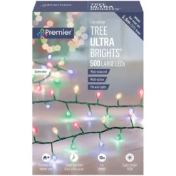 Multi Coloured LED Tree Ultrabrights With Timer