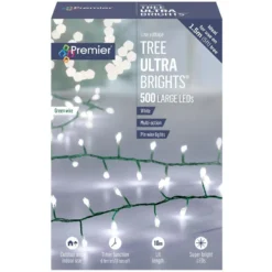 White Coloured LED Tree Ultrabrights With Timer