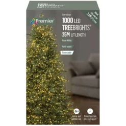 Warm White Coloured LED Treebrights With Timer -DecorFlare Shop treebrights 1000 warm white web