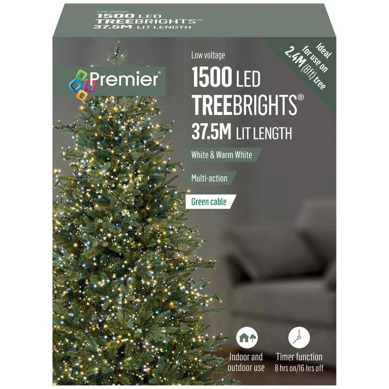 White & Warm White Coloured LED Treebrights With Timer 4 White & Warm White Coloured LED Treebrights With Timer - Image 4