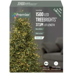 Warm White Coloured LED Treebrights With Timer -DecorFlare Shop treebrights 1500 warm white web