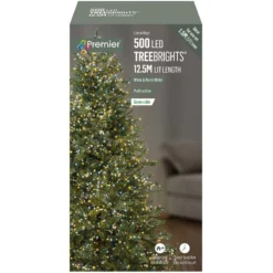White & Warm White Coloured LED Treebrights With Timer