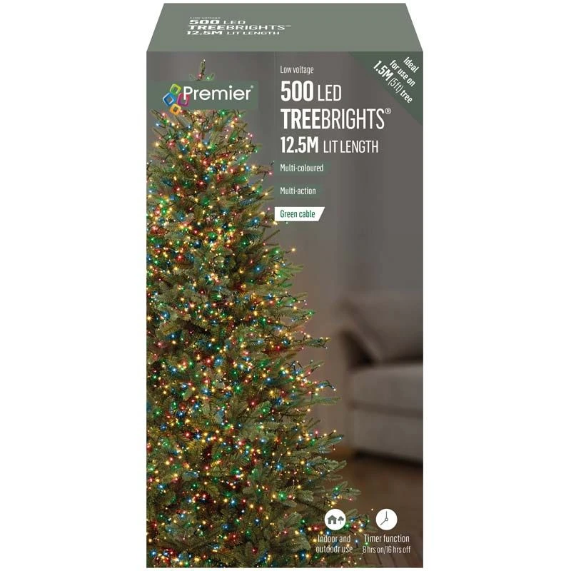 Multi Coloured LED Treebrights With Timer 1 Multi Coloured LED Treebrights With Timer