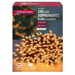 Vintage Gold LED Supabrights With Timer