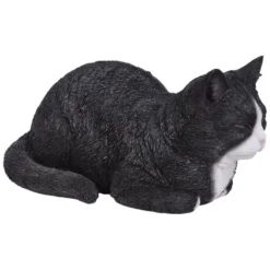 Vivid Arts Real Life Cats - Dreaming Cat Garden Ornament 8 Vivid Arts Real Life Cats - Dreaming Cat Garden Ornament -DecorFlare Shop vivid arts black and white dreaming cat web