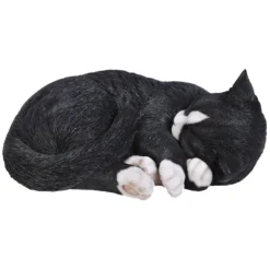 Vivid Arts Real Life Cats - Sleeping Cat Garden Ornament 9 Vivid Arts Real Life Cats - Sleeping Cat Garden Ornament -DecorFlare Shop vivid arts black and white sleeping cat web